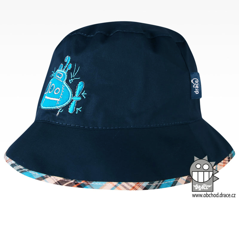 Klobouk Havana - vzor 20 - tmavě modrá