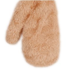 Dětské pletené palcové rukavice 2 - 3 roky - vzor 075 - černá