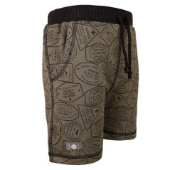 Bavlněné kraťasy - Skate - vzor 29 - khaki zelená