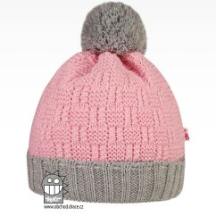 Kulich pletený - vzor 40 sv. růžová