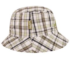 Letní bavlněný klobouk Hawaii - vzor 161 - zelená kostka