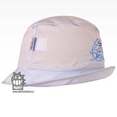 Klobouk hawaii - vzor 82 modrá světlá