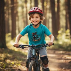 Dětské funkční tričko Active - vzor 003  - cyklista