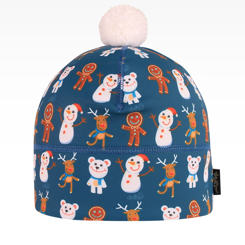 Flavio - zimní funkční čepice - vzor 114 - perníčky