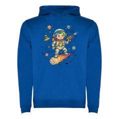 Dětská mikina s kapucí Urban - vzor 0025 - královská modrá
