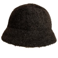 Dámský zimní klobouk - vzor 071 - černá - krul