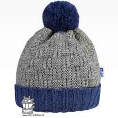 Kulich pletený - vzor 46 šedá