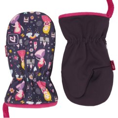 Rukavice softshell - vzor 75 - princezny