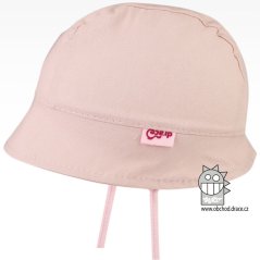 Klobouk Mimi - vzor 22 - růžová světlá