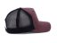 Kšiltovka  Snap Curved - vzor 01 - bordó vel. 56-60