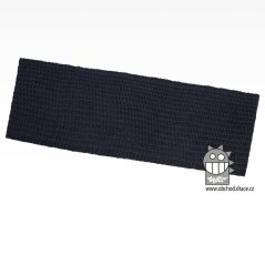 Merino pletená šála chomout Harmony - vzor 14 - tmavá modrá melír