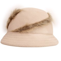 Dámský zimní klobouk - vzor 078 - béžová- polar fleece