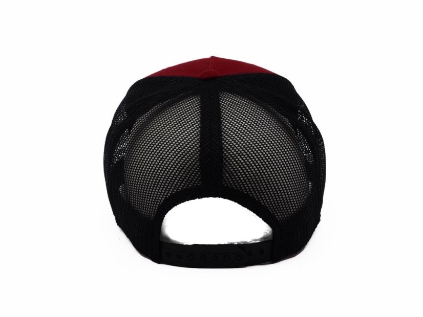 Kšiltovka  Snap Curved - vzor 03 - červená vel. 56-60