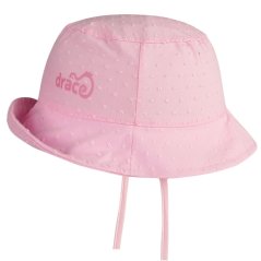 Letní bavlněný klobouk Hawaii nopek - vzor 004 - světle růžová