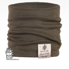 Nákrčník Pastels - vzor 16 - khaki zelená