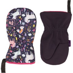 Rukavice softshell - vzor 77 - jednorožci