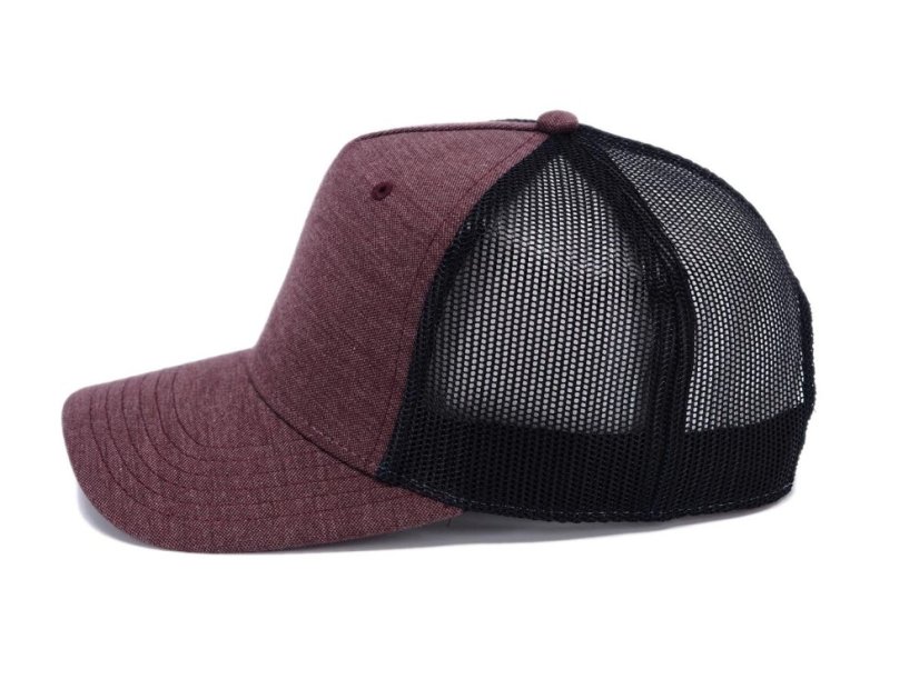 Kšiltovka  Snap Curved - vzor 01 - bordó vel. 56-60