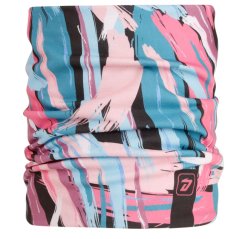 Funkční nákrčník Falco - vzor 004 - růžová - abstrakt