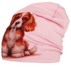 Bavlněná čepice Polo - vzor 102 - světle šedá - Kokršpaňel