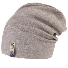 Spadlá bavlněná čepice Pepe - vzor 13 - šedivá - auto