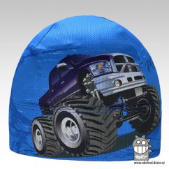 Funkční čepice Bruno - vzor 089 - monstertruck - čepice na jaro / podzim