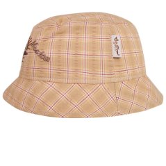 Letní bavlněný klobouk Hawaii - vzor 143 - béžová kostka