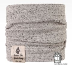 Nákrčník Pastels - vzor 30 - šedá melír