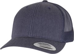 6panelová kšiltovka Flexfit 6606/6606T - žíhaná námořnická modrá