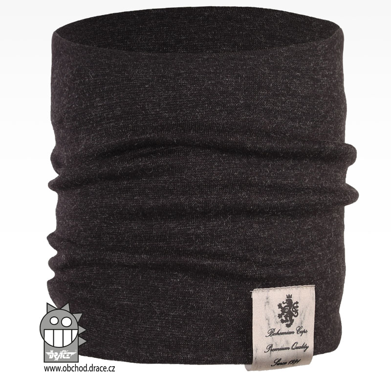 Nákrčník Pastels - vzor 40 - černá melír
