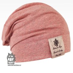 Pastels - vzor 20 - korálová / melír