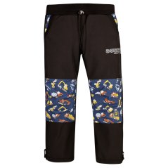 Kalhoty softshell - vzor 17 - černá - stavební stroje