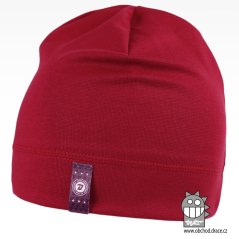 Bavlněná čepice Alan - vzor 07 - bordó