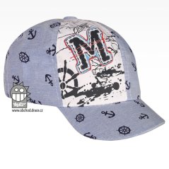 Dětská letní kšiltovka- vzor 122 vel. 46-48