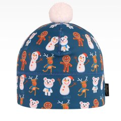 Flavio - zimní funkční čepice - vzor 114 - perníčky