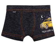 Chlapecké bavlněné boxerky - vzor 032 - jeans - auto taxi