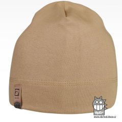 Bavlněná čepice Alan - vzor 12 - cappuccino