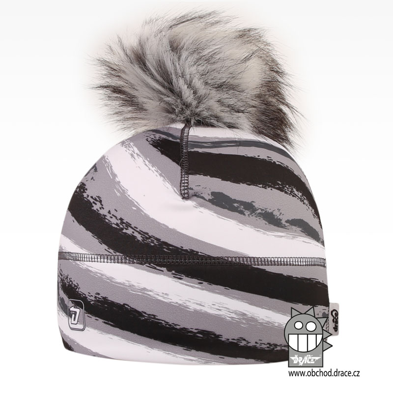 Flavio - chlupatá bambulka čepice pro zimní období. - vzor 28 Flavio - chlupatá bambulka čepice pro zimní období. - vzor 28