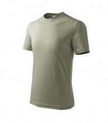Dětské bavlněné tričko - vzor 19 - khaki zelená světlá