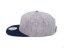 Kšiltovka Snapback melange - vzor 03 - šedý melír/námořní modrá vel. 56-60