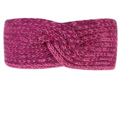 Čelenka pletená Twist - vzor 20 - růžová melír
