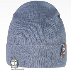 Merino pletená čepice Urban - vzor 12 - světlá jeans