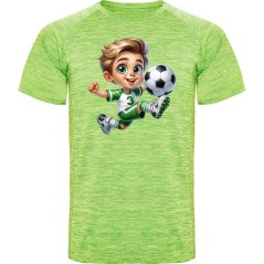 Dětské funkční tričko Austin - vzor 003 - fotbalista