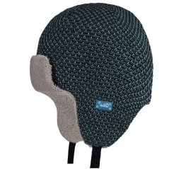 Beranice Lama - vzor 04 - tyrkysová / šedá