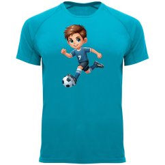 Dětské funkční tričko Active - vzor 001 - fotbalista
