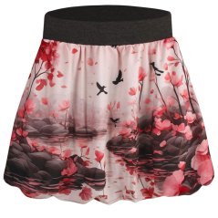 Dětská balonová sukně Bella - vzor 26 - šedá - Sakura