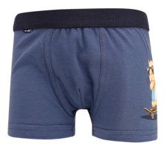 Chlapecké bavlněné boxerky - vzor 054 - modrá - Kapybara