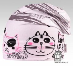 Hair čepice spadlého střihu - vzor 05