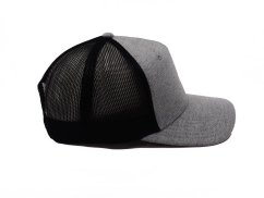 Kšiltovka  Snap Curved - vzor 10 - popelavě šedá vel. 56-60