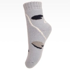 Dětské vlněné ponožky - vzor 005 - světle modrá