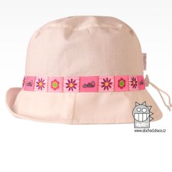 Klobouk letní Palermo - vzor 04 - béžová